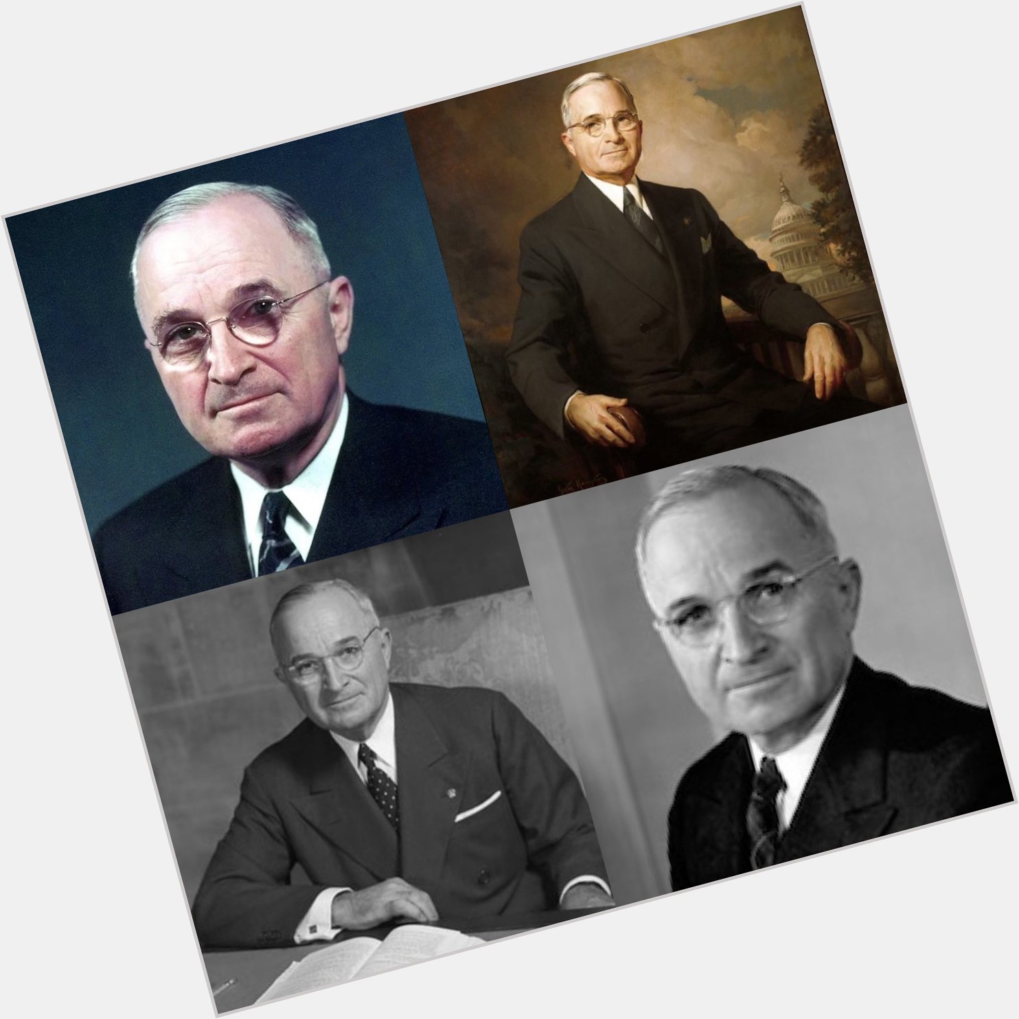 Happy Birthday Harry S. Truman and Ronnie Lott   