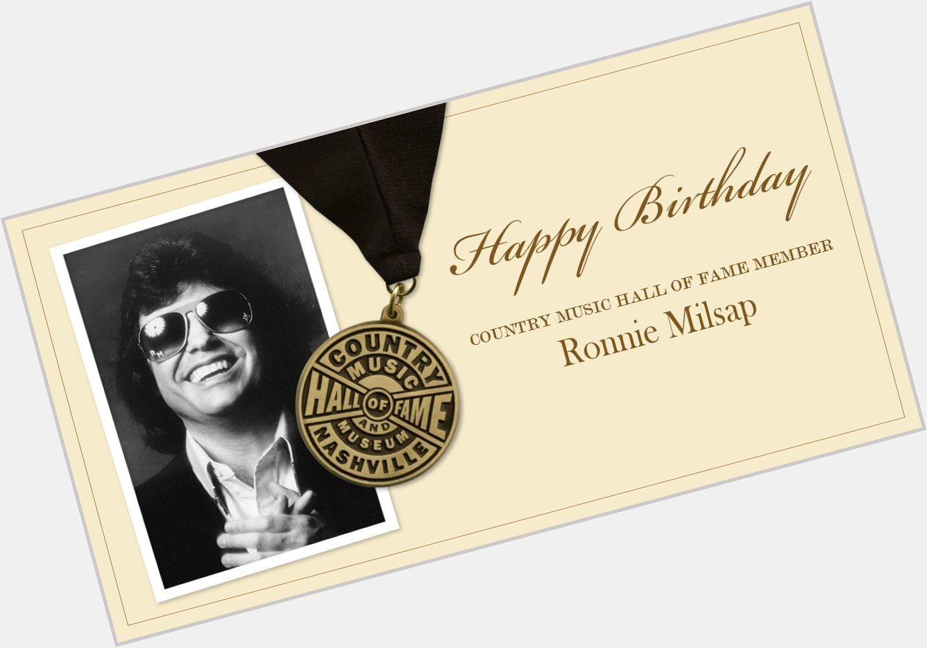 Happy birthday to Country Music Hall of Fame member, Ronnie Milsap! 
