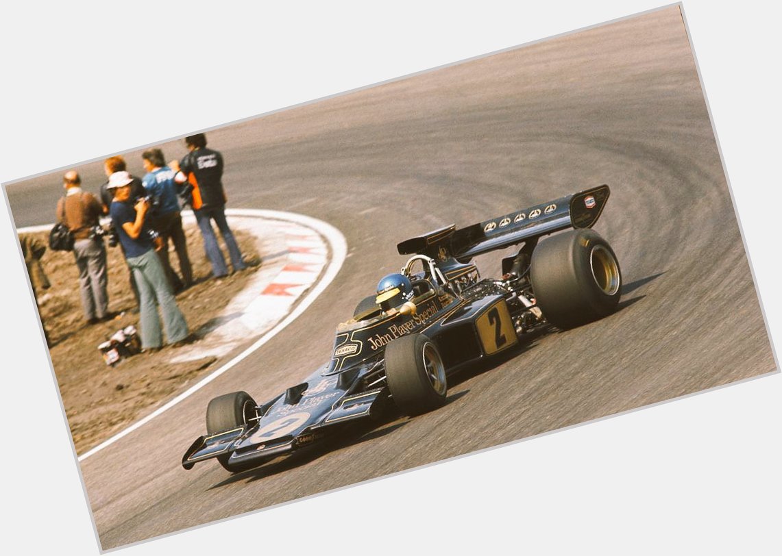 Born in 1944, Happy Birthday to the Ronnie Peterson.   