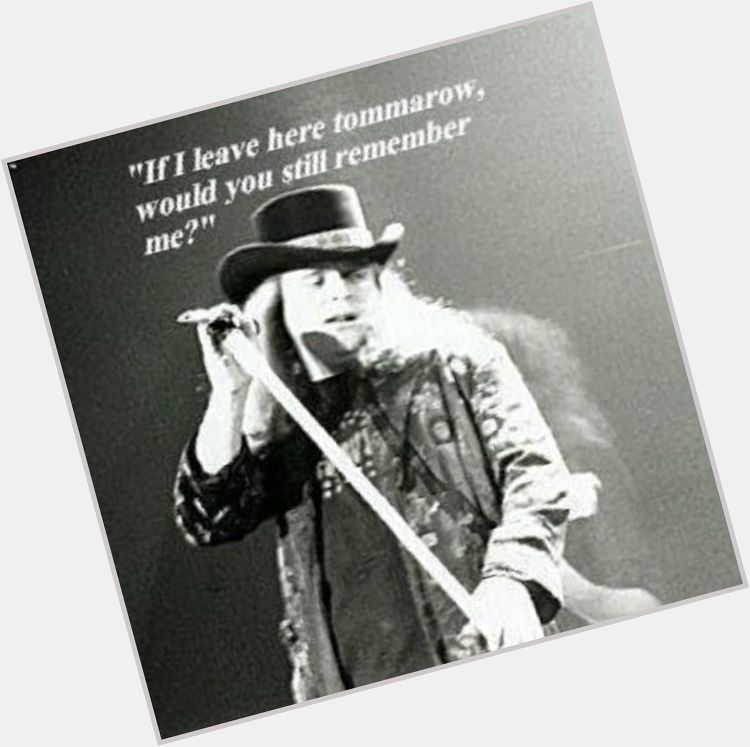 Happy birthday to Ronnie Van Zant (Jan. 15, 1948 - Oct. 20, 1977) You\re as free as a bird now! RIP 