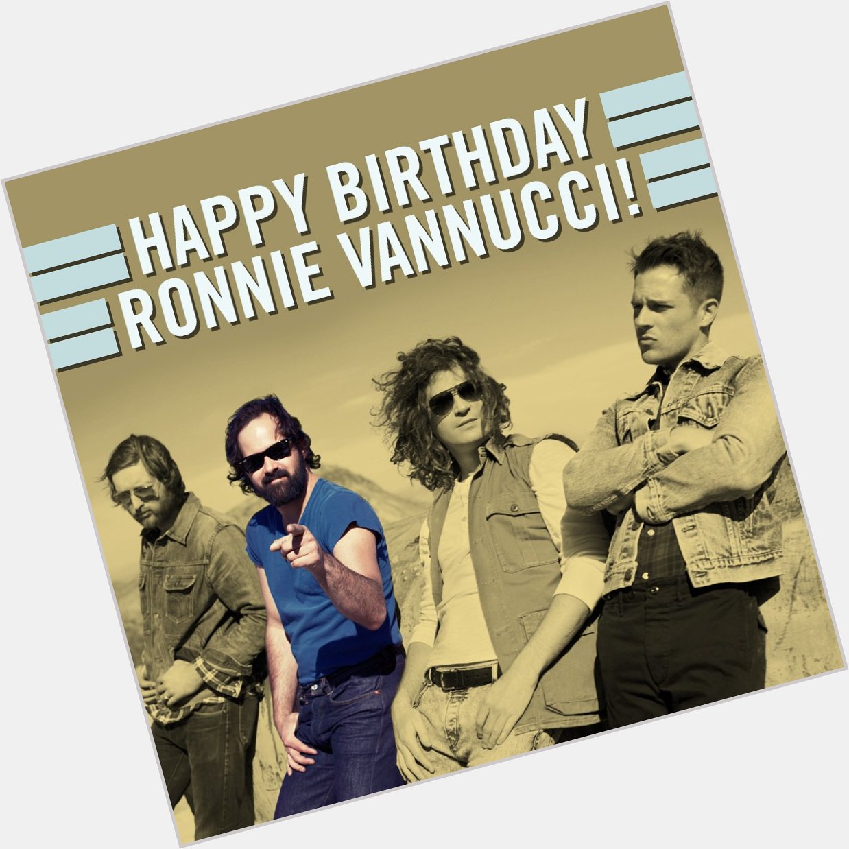And wishing a happy birthday too for Ronnie Vannucci of 