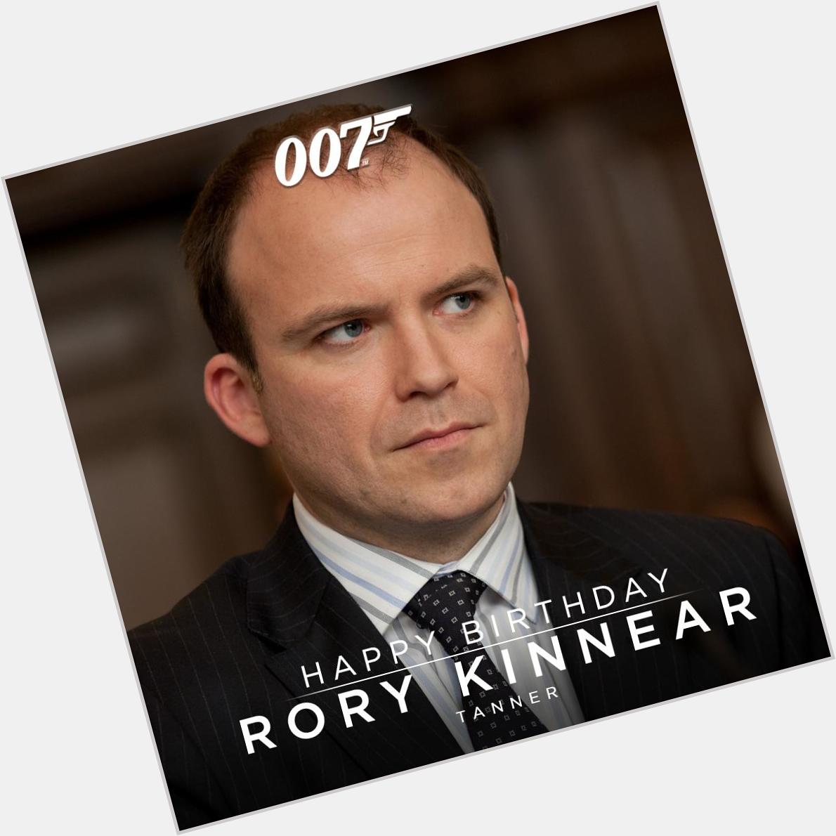 \" A Happy Birthday to Rory Kinnear who plays MI6 s Bill Tanner he returns this year in SPECTRE. 