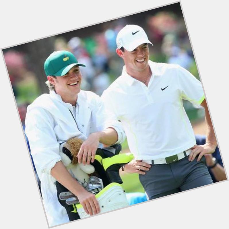 Niall posted this pic on Instagram wishing Rory McIlroy a happy birthday 