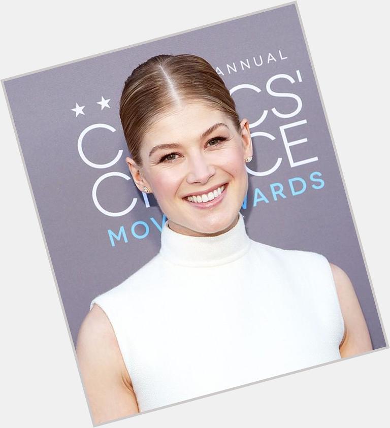 Happy Birthday to Rosamund Pike....you did a killer job playing me! 