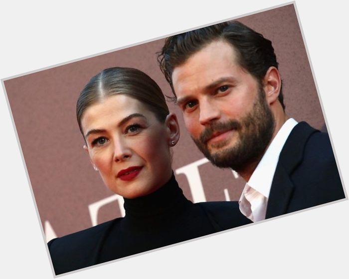 Wishing a very Happy 40th Birthday to actress Rosamund Pike shown here with Jamie Dornan (A Private War)  
