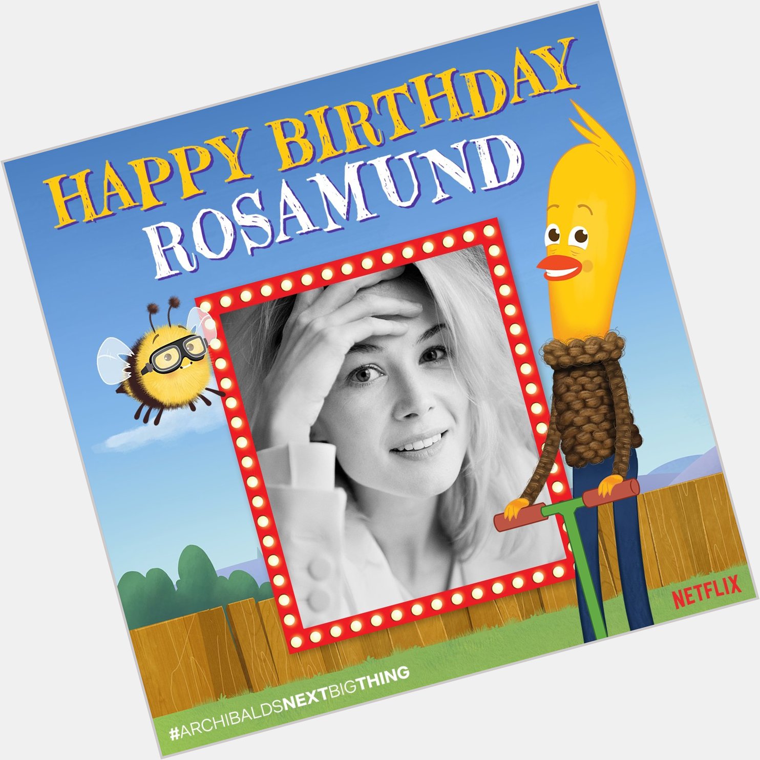Happy birthday to everyone s favorite narrator, Rosamund PIke!  