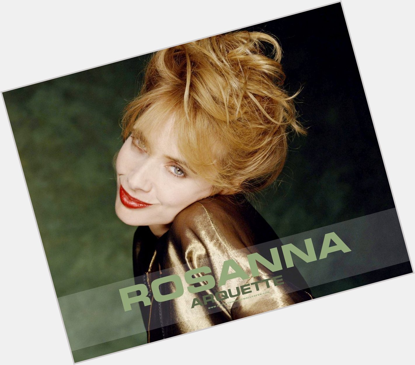 HAPPY BIRTHDAY ROSANNA ARQUETTE - 10. August 1959. New York City, New York, USA 