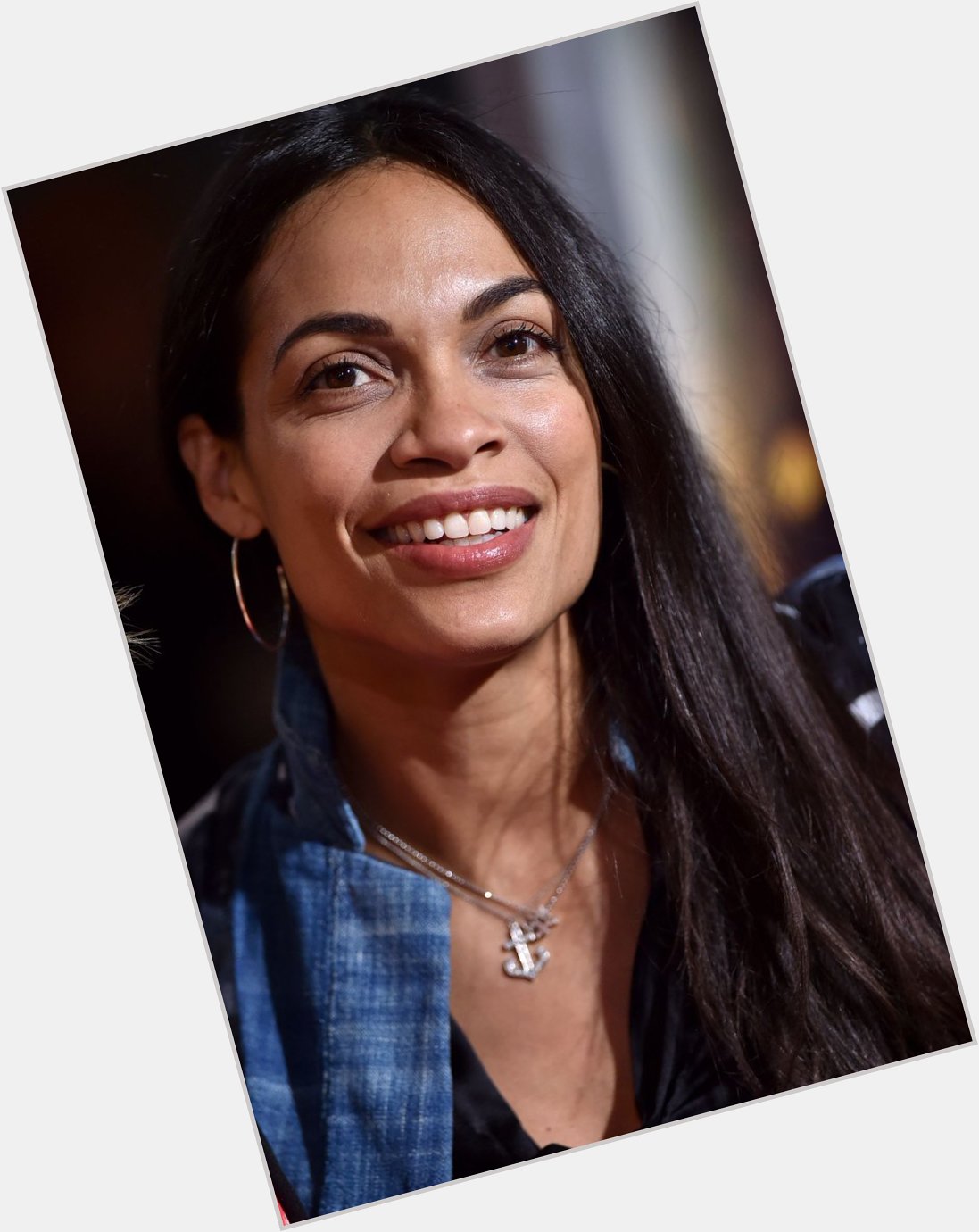 Whoa that is a very cool picture right
Happy Birthday Rosario Dawson                                   