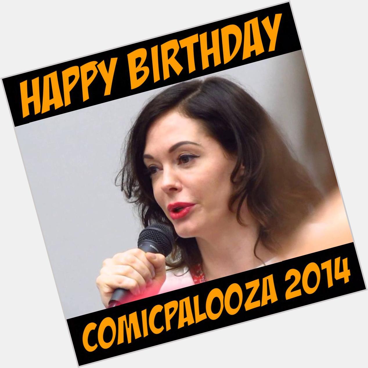 Happy birthday to our 2014 guest Rose McGowan 