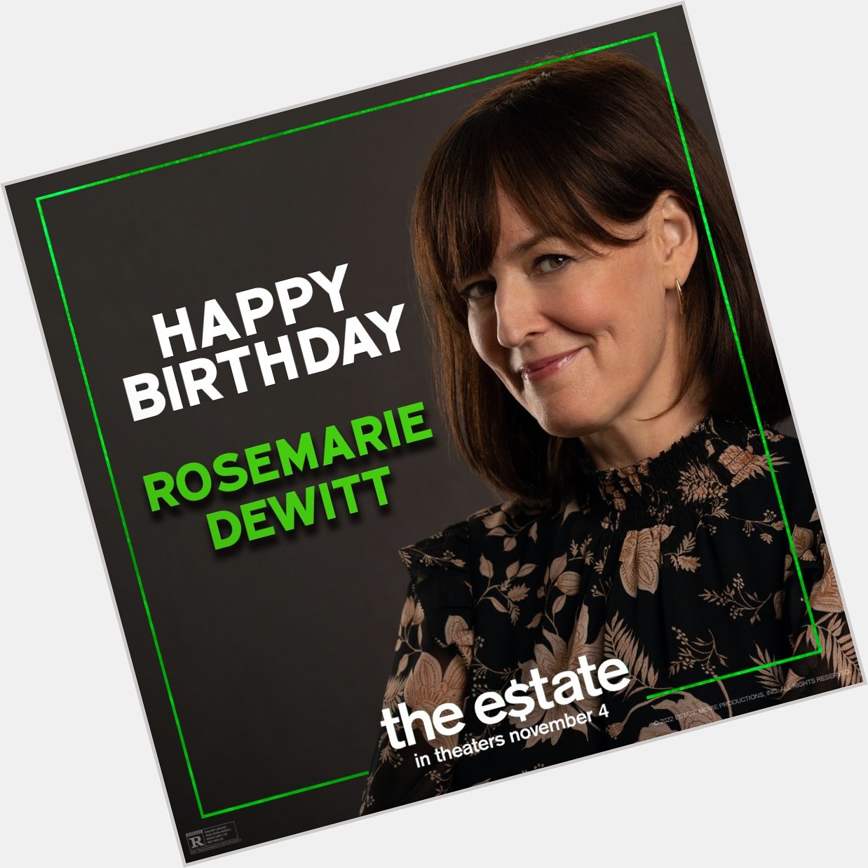 Happy Birthday Rosemarie DeWitt! We think the sun shines out of your ass too! 
