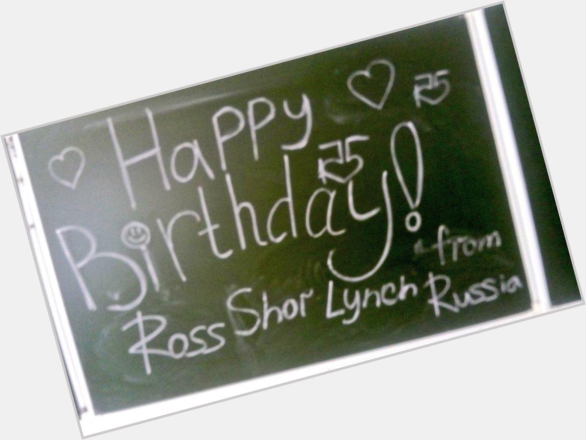 Happy Birthday!  We love you Ross Lynch!) 