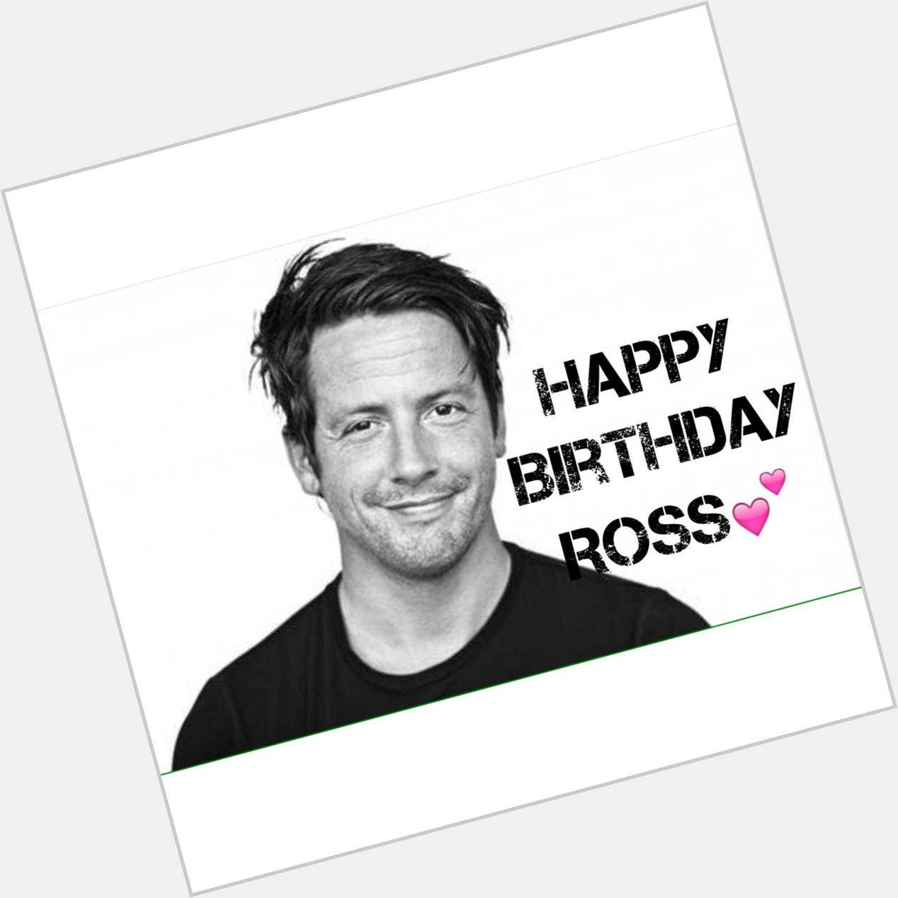 Happy Birthday to the amazing and talented Ross McCall!  