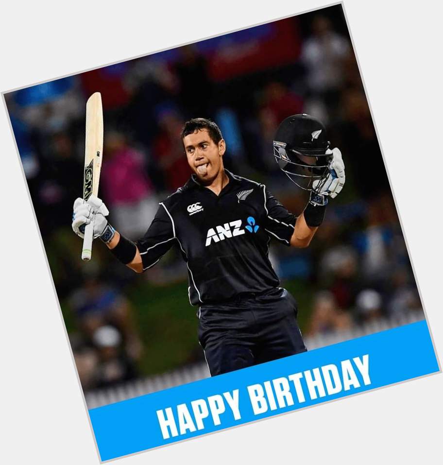 On this day Happy birthday to Ross Taylor, New Zealand\s leading run-scorer in international cricket!     
