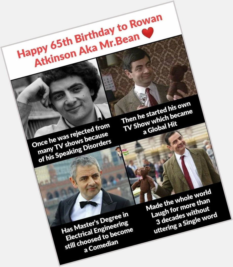 Happy birthday Rowan Atkinson   