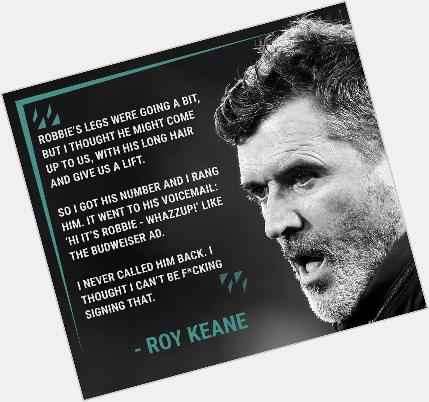 Happy Birthday to Roy Keane. 