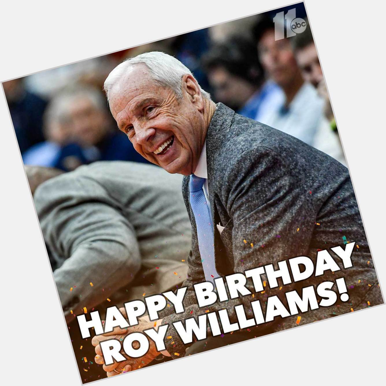 HAPPY BIRTHDAY, COACH! Join us in wishing UNC head coach Roy Williams a very happy 70th birthday!  