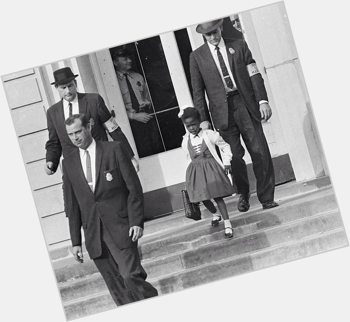 Happy birthday Ruby Bridges who was the first black child enrolled in to an all white school. 