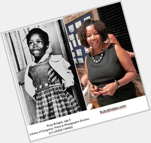 Happy birthday, Ruby Bridges! Thank you for all you did for and 