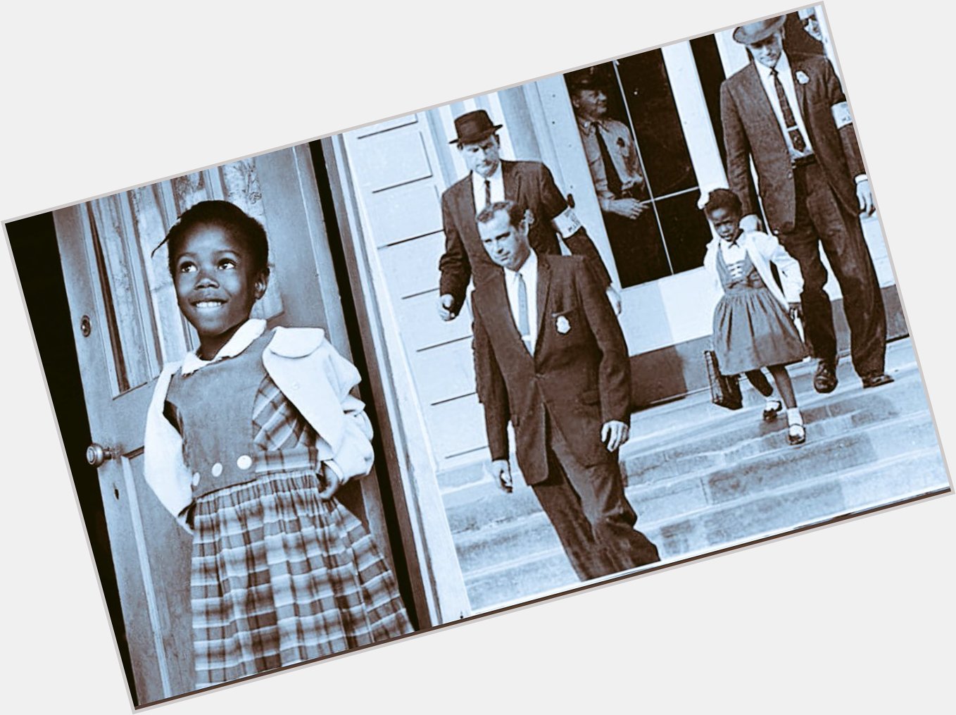 Bravery has a name and it is Ruby Bridges. Happy birthday, Ruby. 