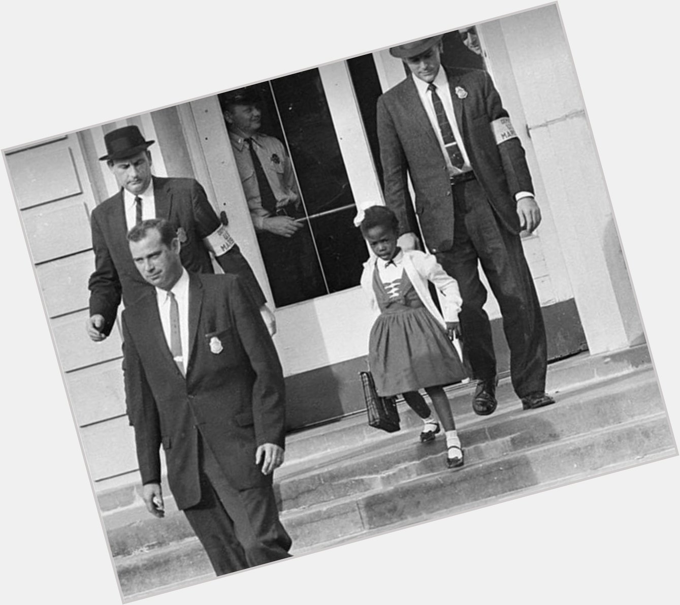 Brave little one building bridges and making a difference. Happy birthday today, Ruby Bridges. 