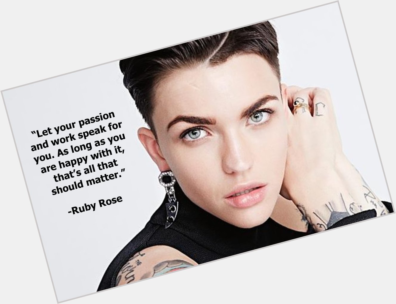 Happy birthday Ruby Rose from Cast It Talent!  