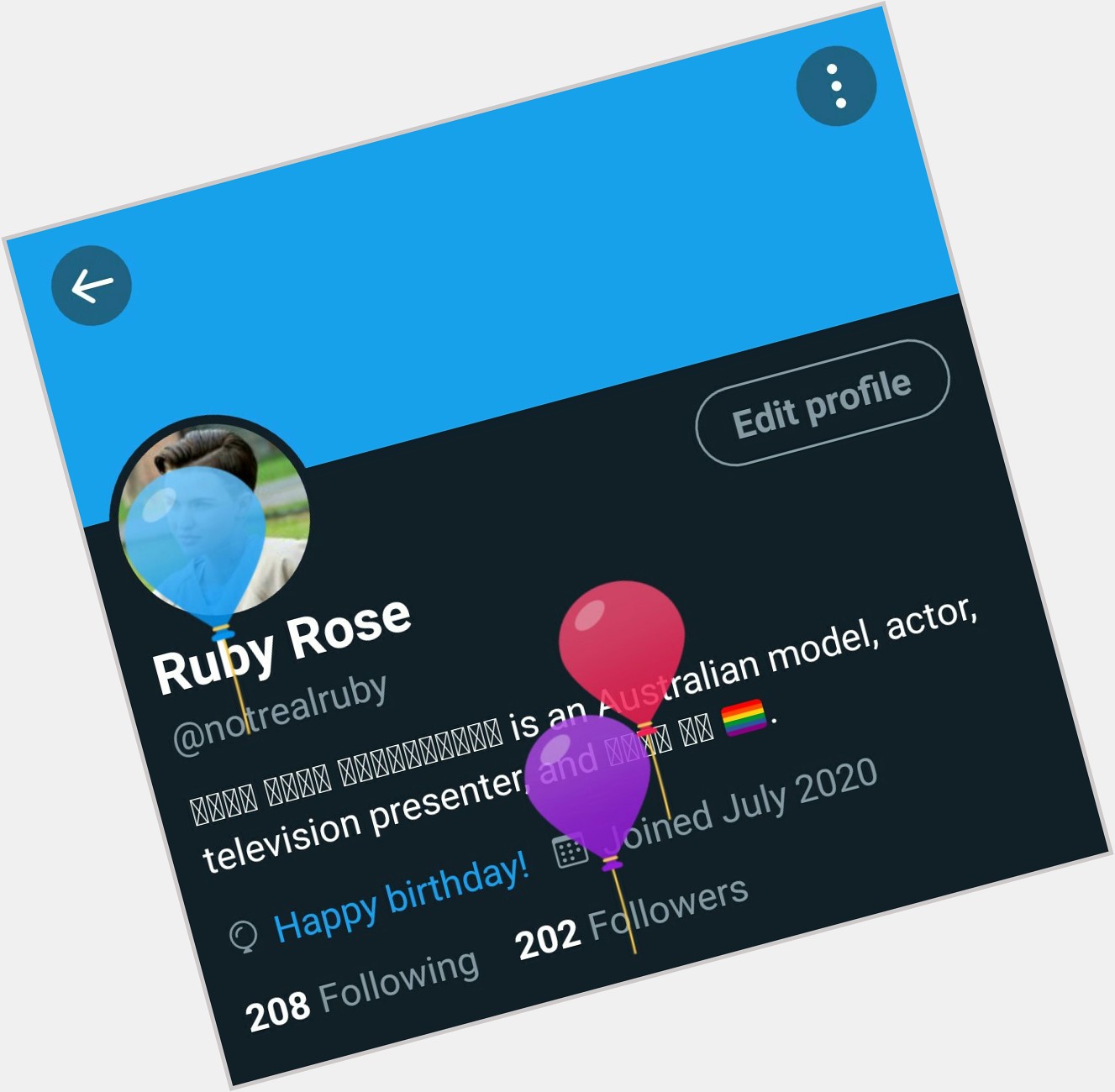 Happy birthday Ruby Rose and all of her roleplayers. 