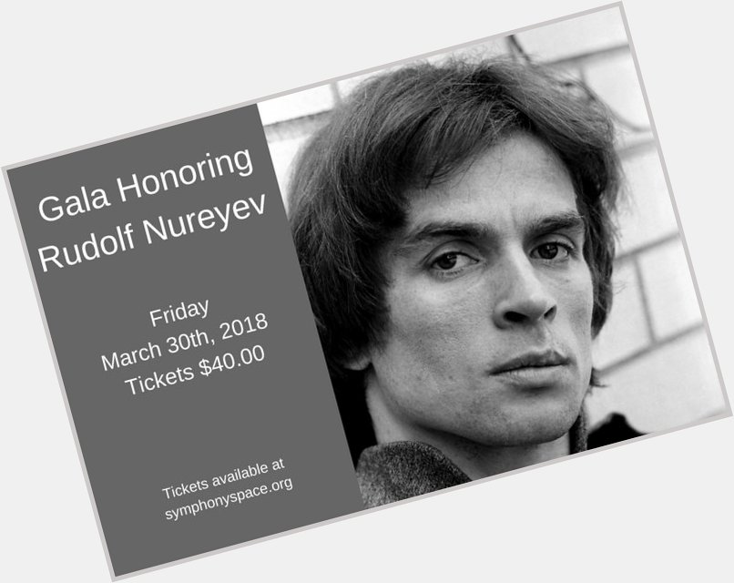 Happy Birthday Rudolf Nureyev!

Join us at the VKIBC Gala to watch rarely seen video footage of his life and work. 