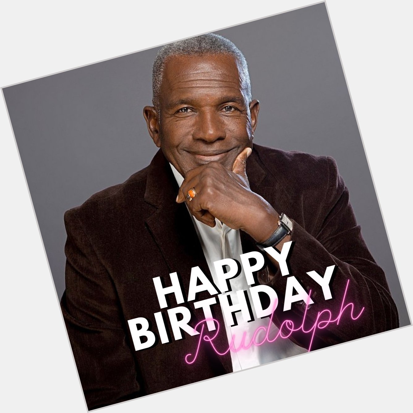 Happy Birthday to the wonderfully charming Rudolph Walker CBE  