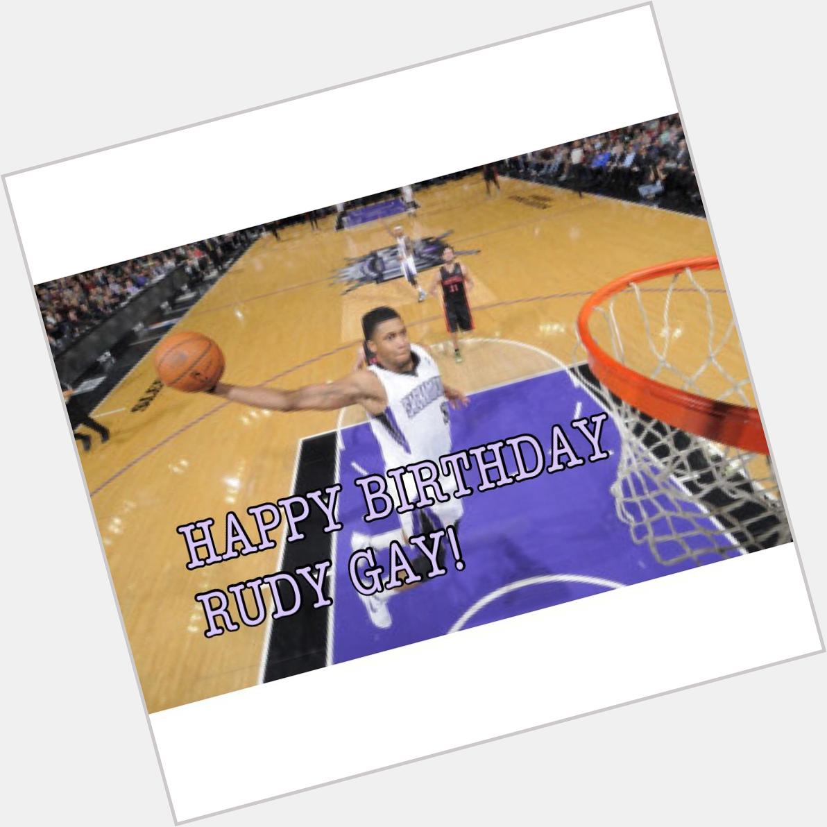 HAPPY BIRTHDAY RUDY GAY!     Live like a King today! 