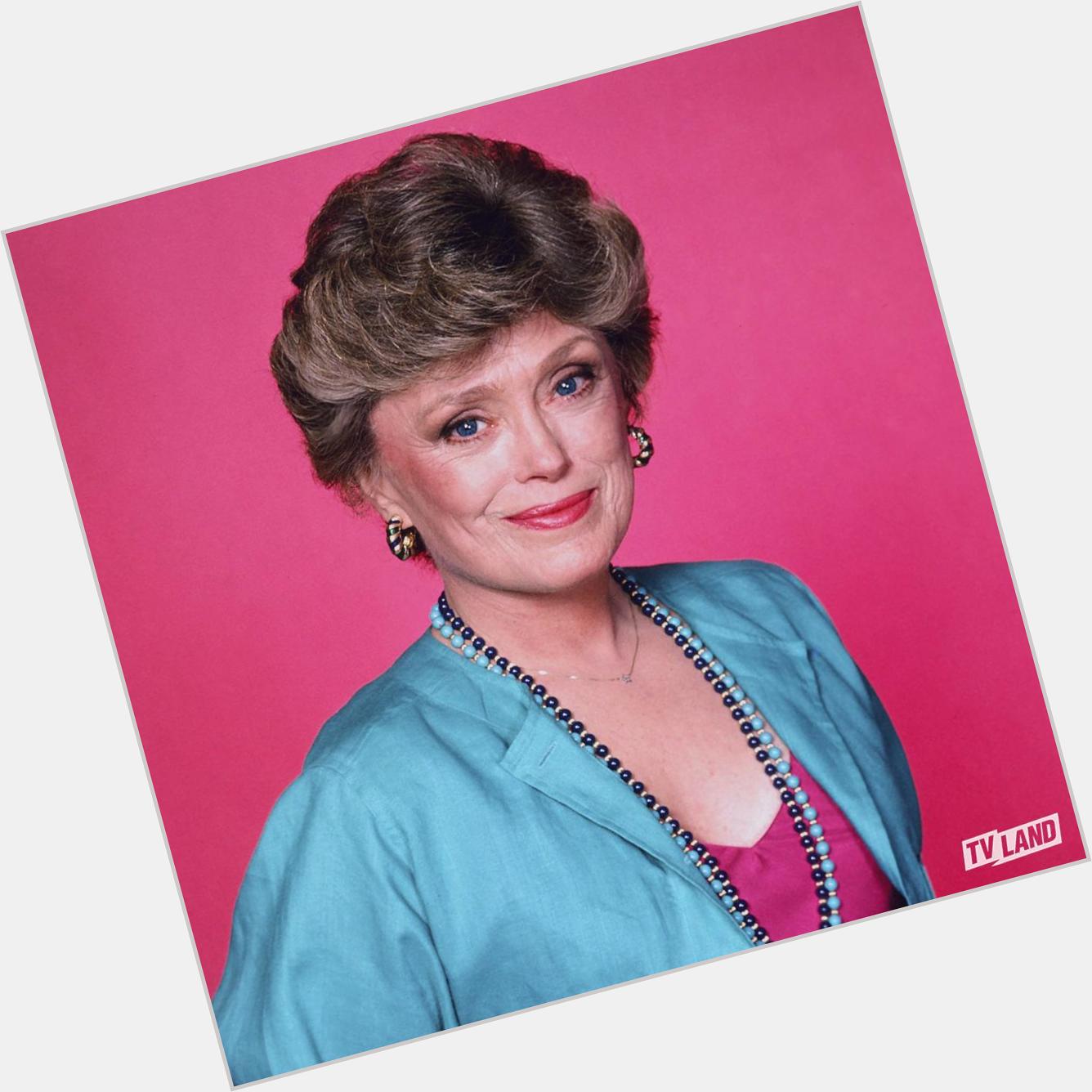 Happy birthday to the late Rue McClanahan. See her in the Sunday mornings on 