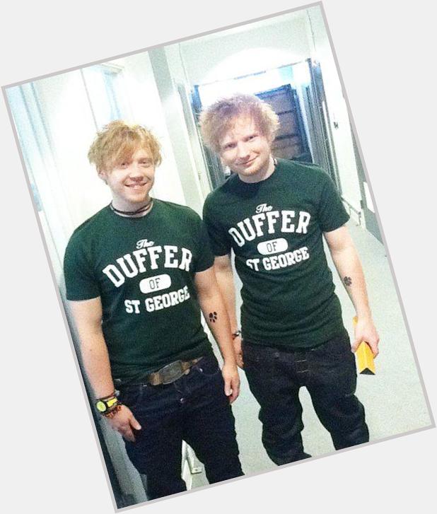 Happy Birthday Rupert Grint! No, Ed Sheeran! Wait, which one s who? 