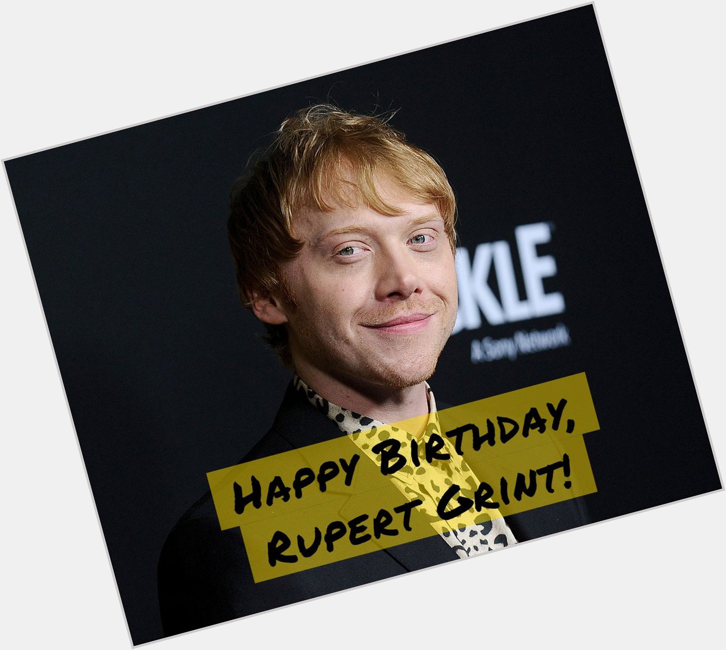 Happy birthday to Rupert Grint today! <-- STILL HAPPENING!! 