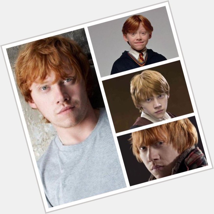 August 24: Happy Birthday, Rupert Grint! He played Ron Weasley in the films. 