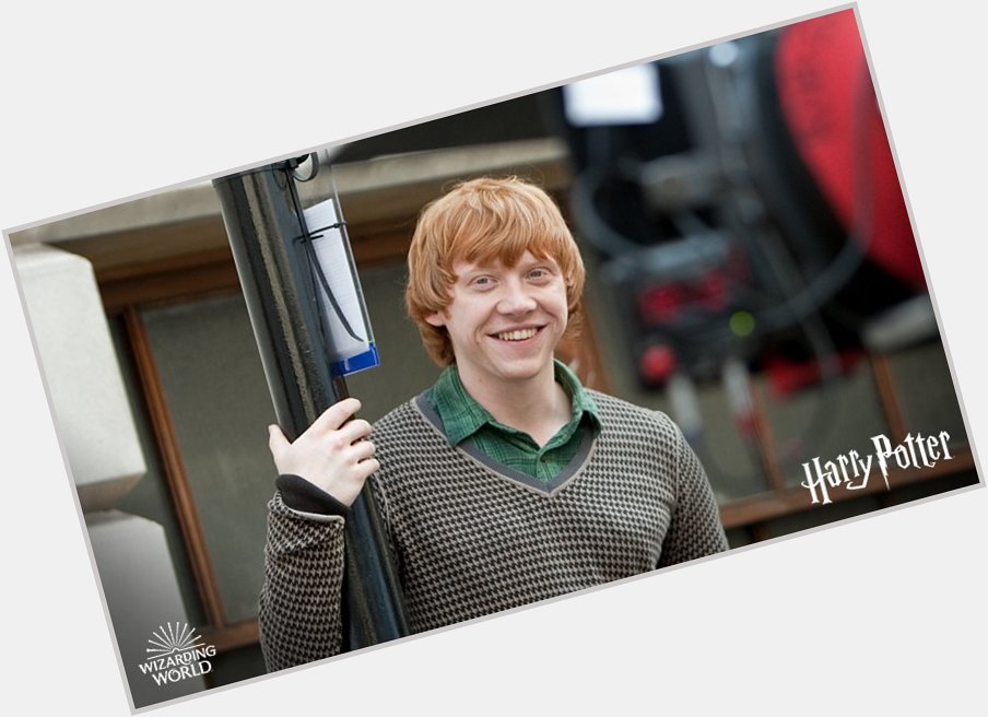 Happy Birthday to the wickedly witty Rupert Grint! 