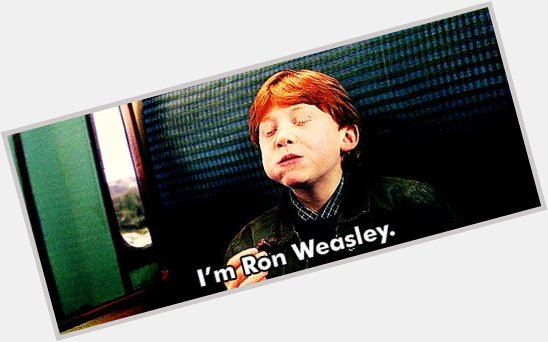 Late happy birthday to Rupert Grint who played Ron Weasley (yes I know I m two days late) 