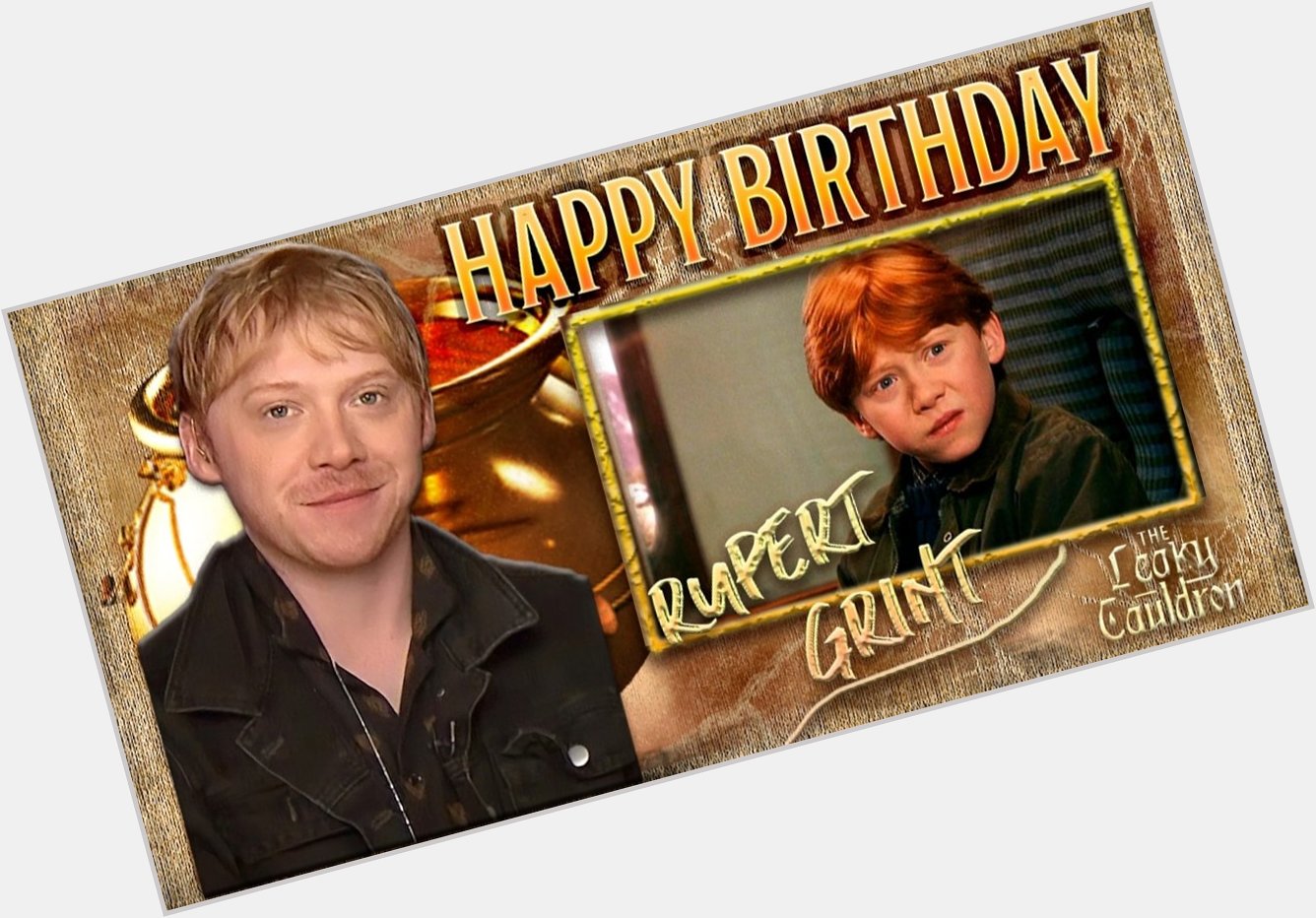 Happy birthday to our Rupert Grint . Well known as our Ronald Weasley  