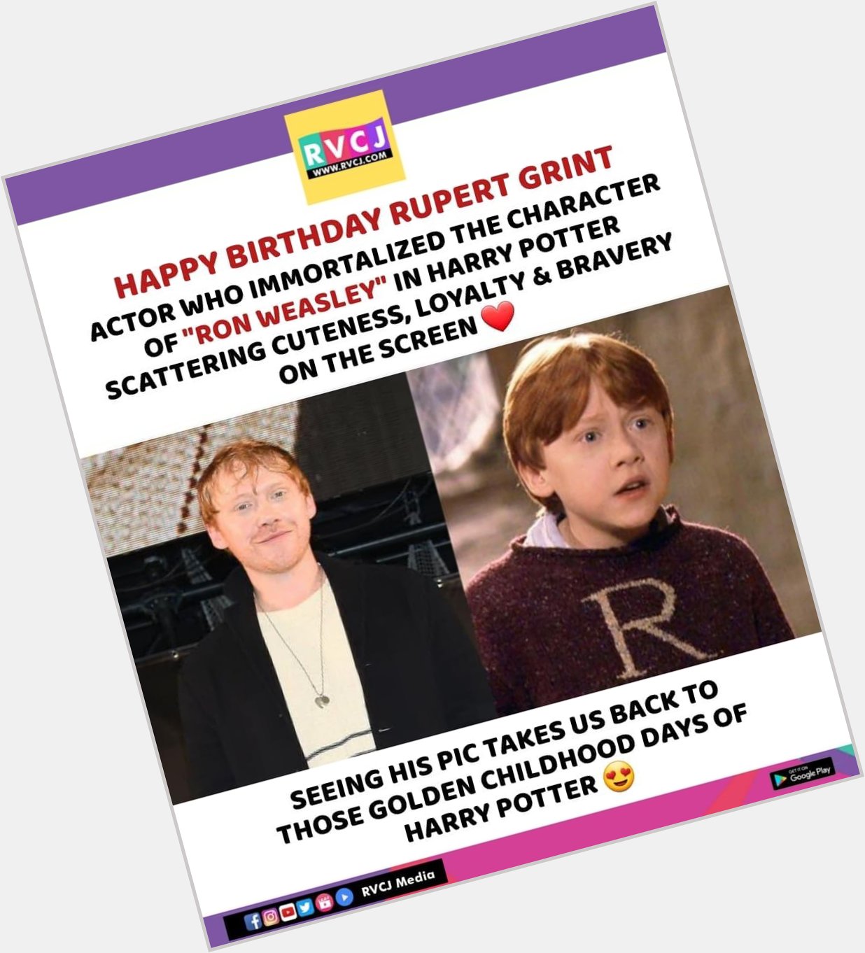Happy Birthday Rupert Grint        
