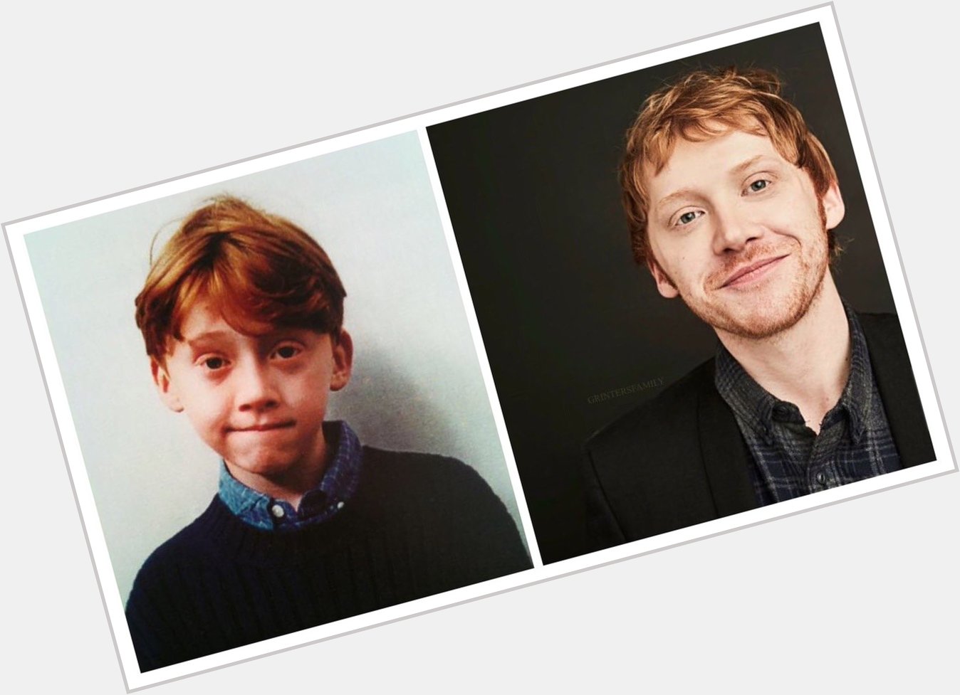 Happy birthday, Rupert Grint. Thank you for bringing Ron Weasley to life for us. 