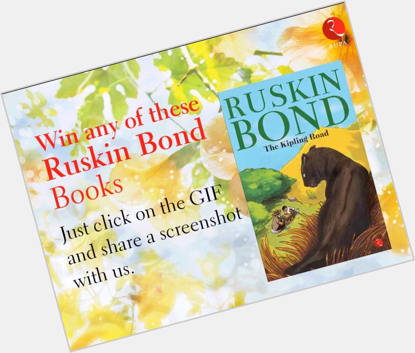 Happy Birthday Ruskin Bond  
