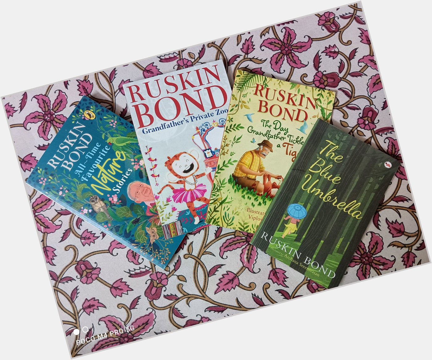  From my son\s collection. Happy birthday Ruskin Bond! My son\s hero!! 