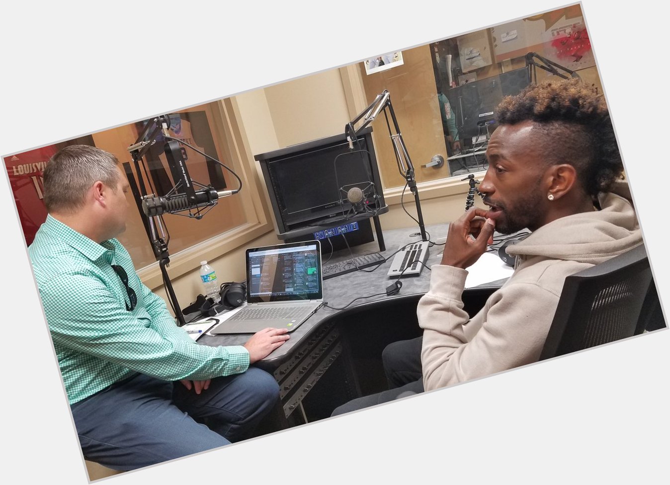 Happy Birthday to Russ Smith who is taking some time with Mark Blankenbaker at ESPN 93.9 The Ville 