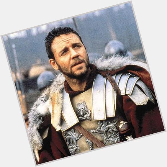 Happy birthday today to Russell Crowe. Keep on making great movies! Gladiator still  
