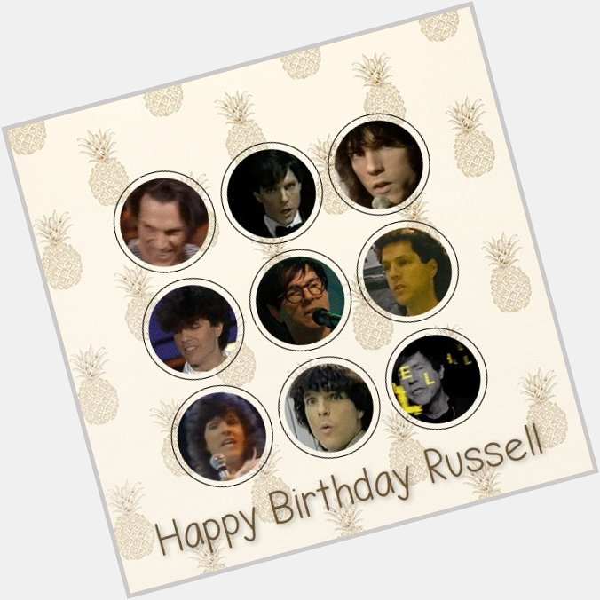 Happy birthday to the wonderful Russell Mael from    