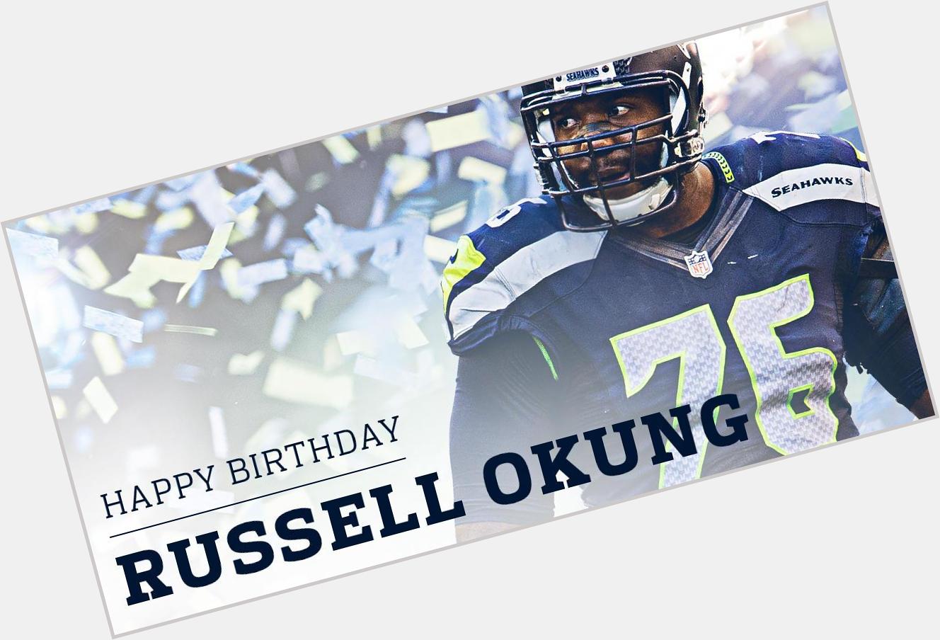 ¦ Happy Birthday, Seahawks LT Russell Okung  