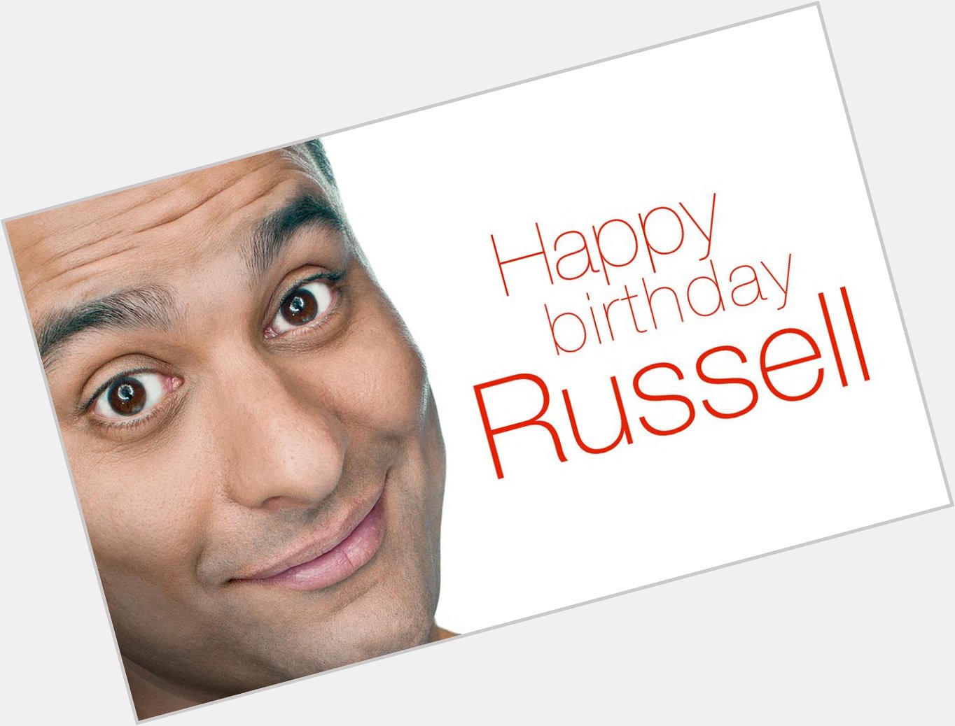 Happy 45th birthday Russell Peters     