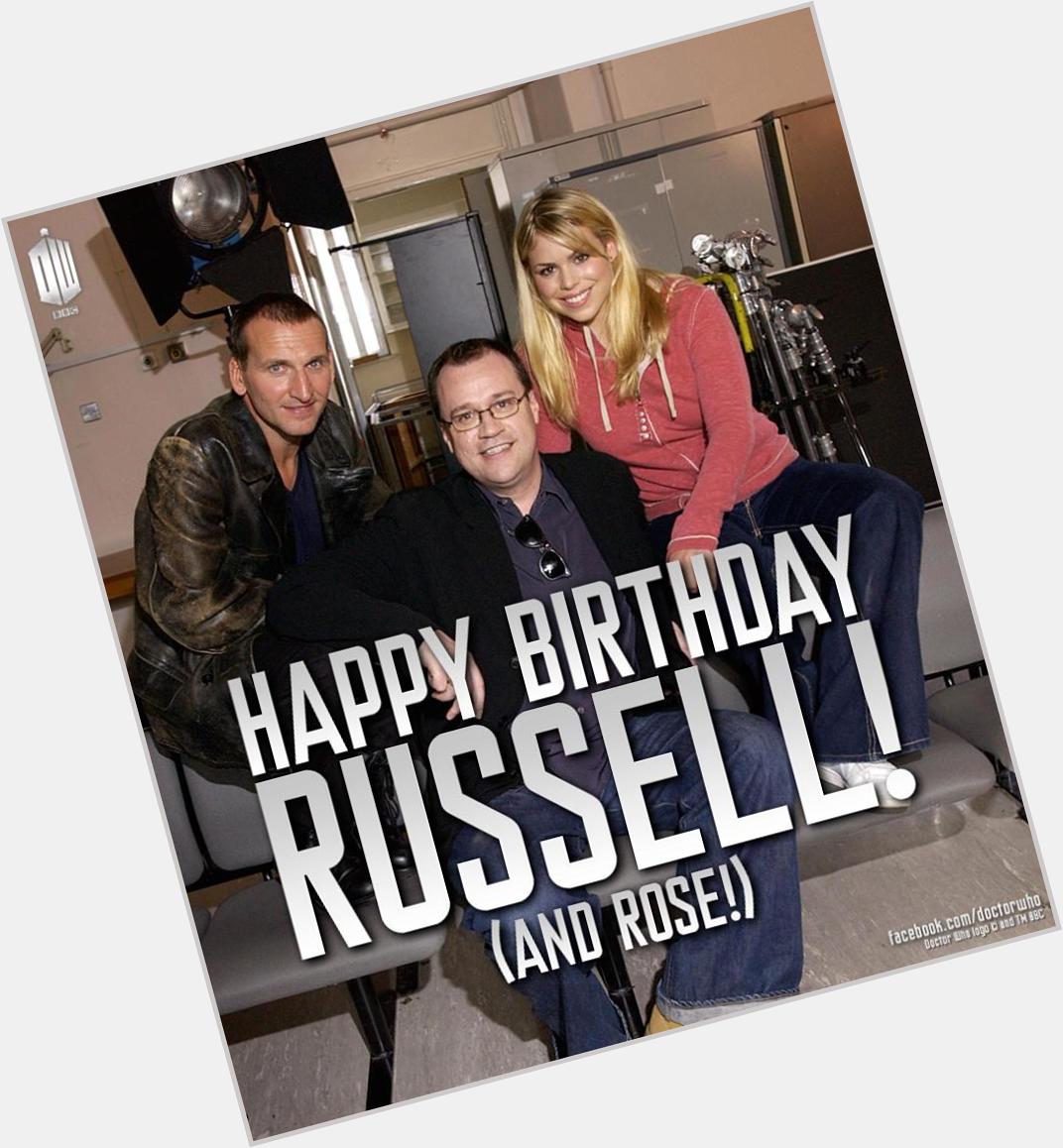 And Happy Birthday, Russell T Davies! The former showrunner is 52 today! 