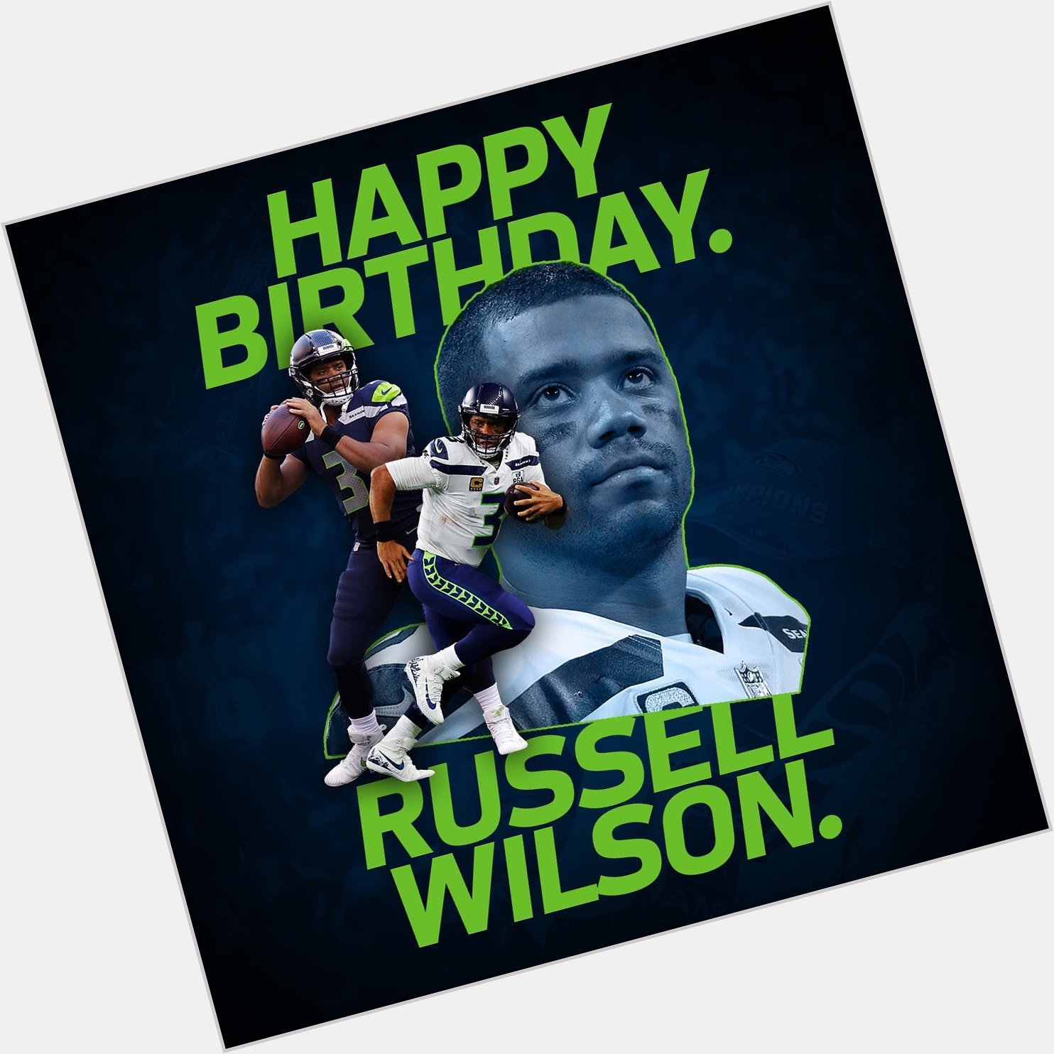 Happy Birthday Russell wilson...   