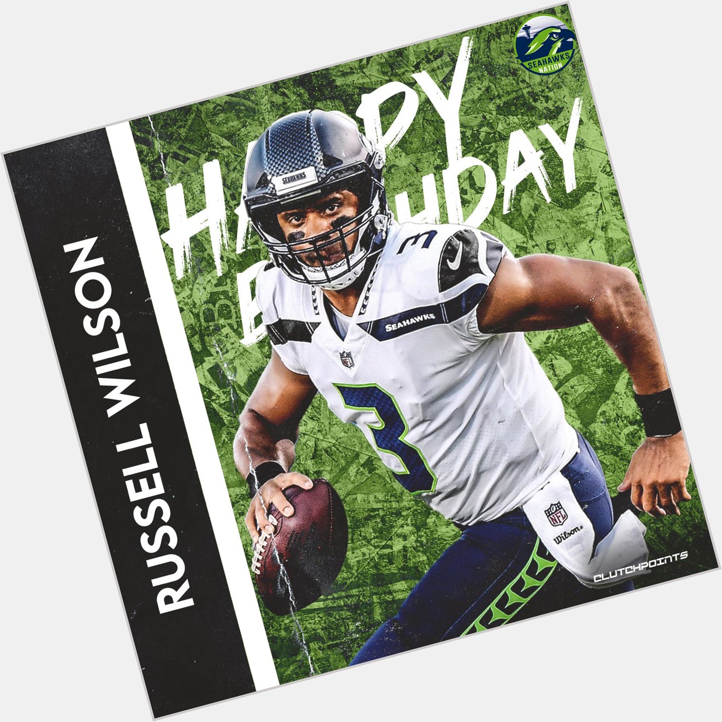 Join us, Seahawks Nation as we greet our All-Star Quarterback Russell Wilson a happy 33rd birthday! 