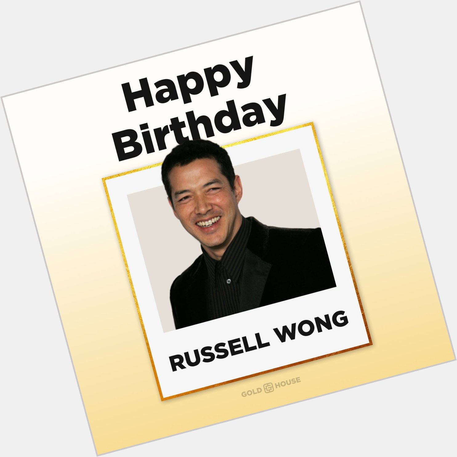 Happy birthday, Russell Wong! 