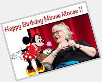 Happy 71st birthday to Russi Taylor, voice of Minnie Mouse! 